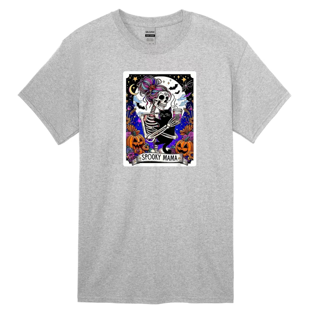 Tarot / Loteria Style T-shirt : Spooky Mama