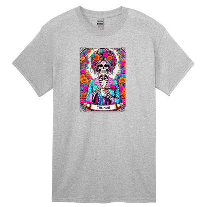 Tarot / Loteria Style T-shirt : The Mom (floral)