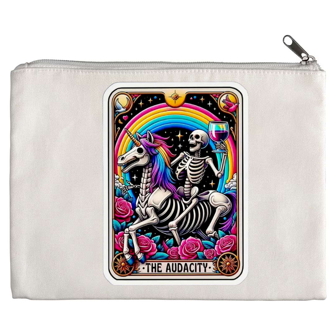 Tarot / Loteria Style Makeup Bag: The Audacity