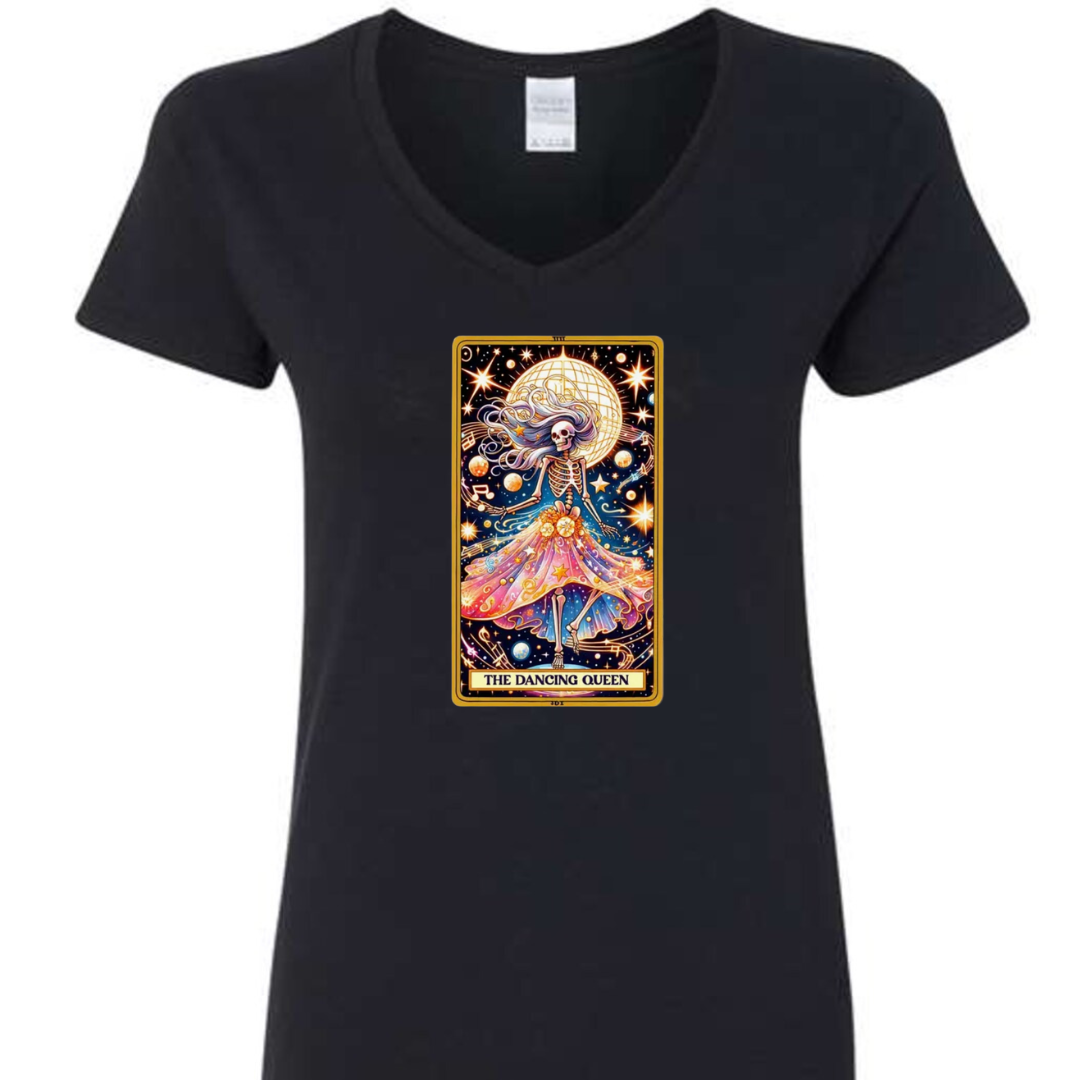 Tarot / Loteria Style T-shirt : The Dancing Queen