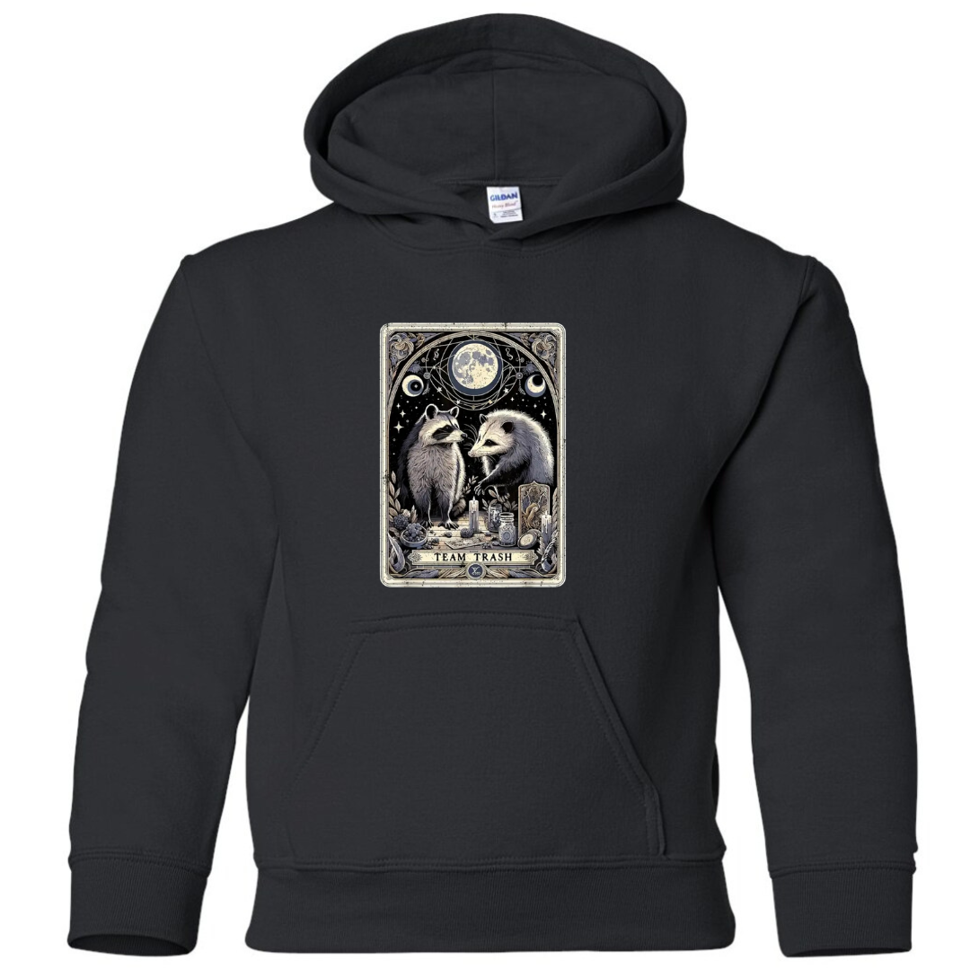 Tarot / Loteria Style Hoodie : Team Trash