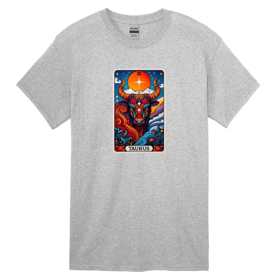 Zodiac Tarot  Style T-shirt : Taurus