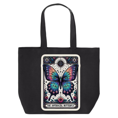 Tarot / Loteria Style Tote Bag : The Antisocial Butterfly