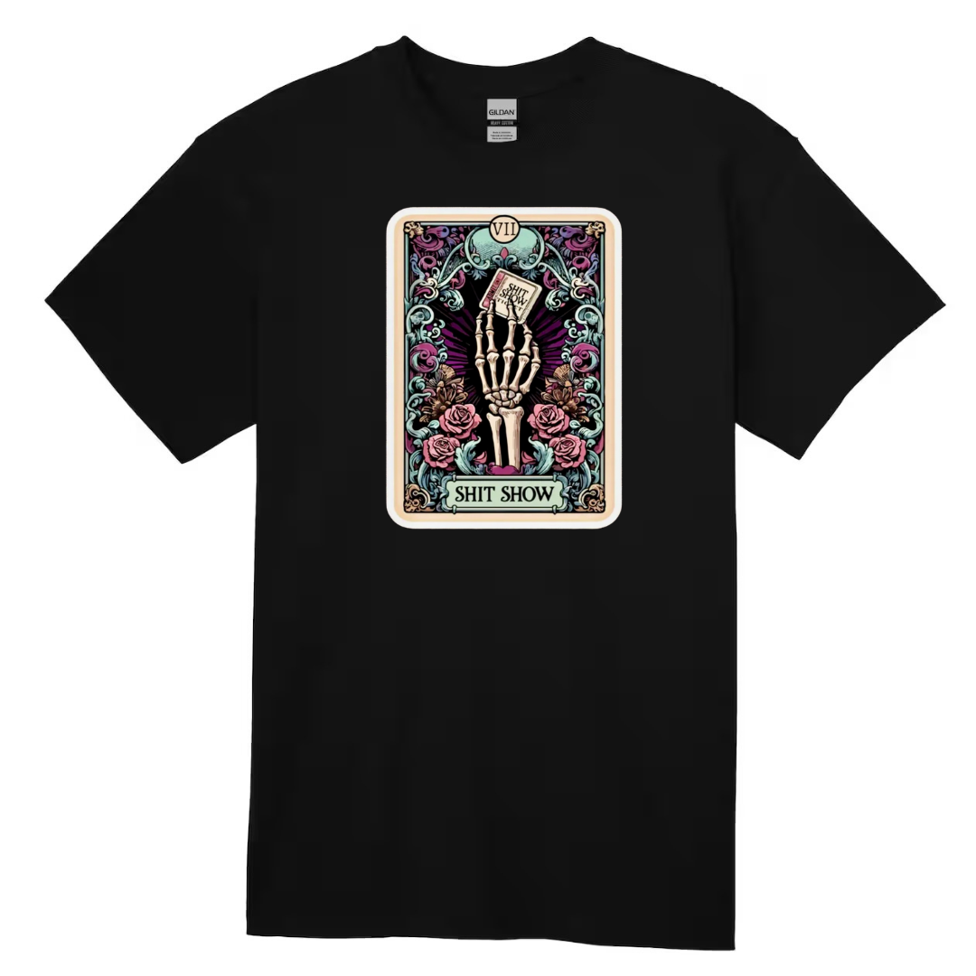 Tarot / Loteria Style T-shirt : Shit Show