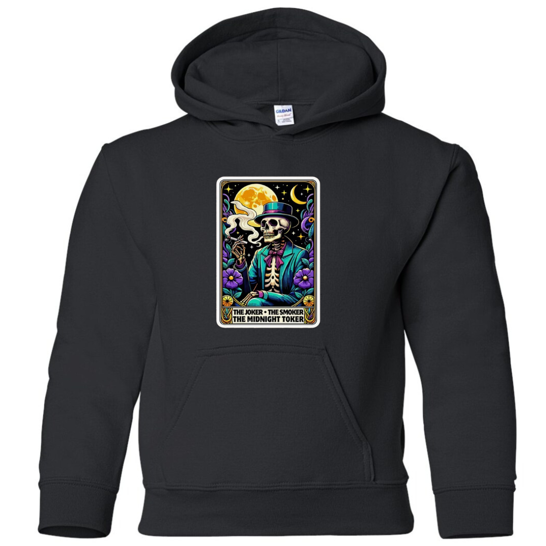 Tarot / Loteria Style Hoodie : The Midnight Toker