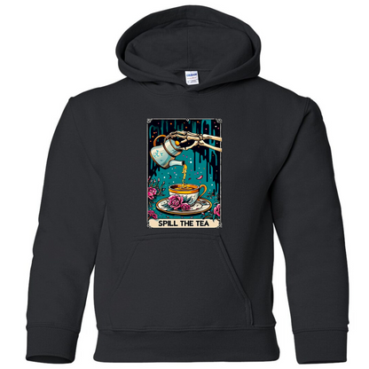 Tarot / Loteria Style Hoodie : Spill the Tea