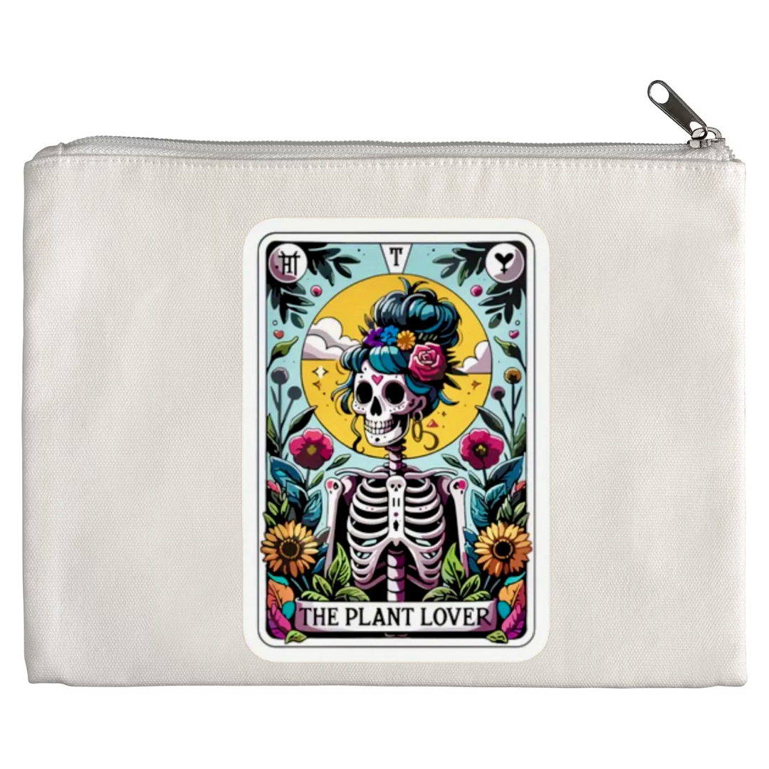 Tarot / Loteria Style Makeup Bag: The Plant Lover