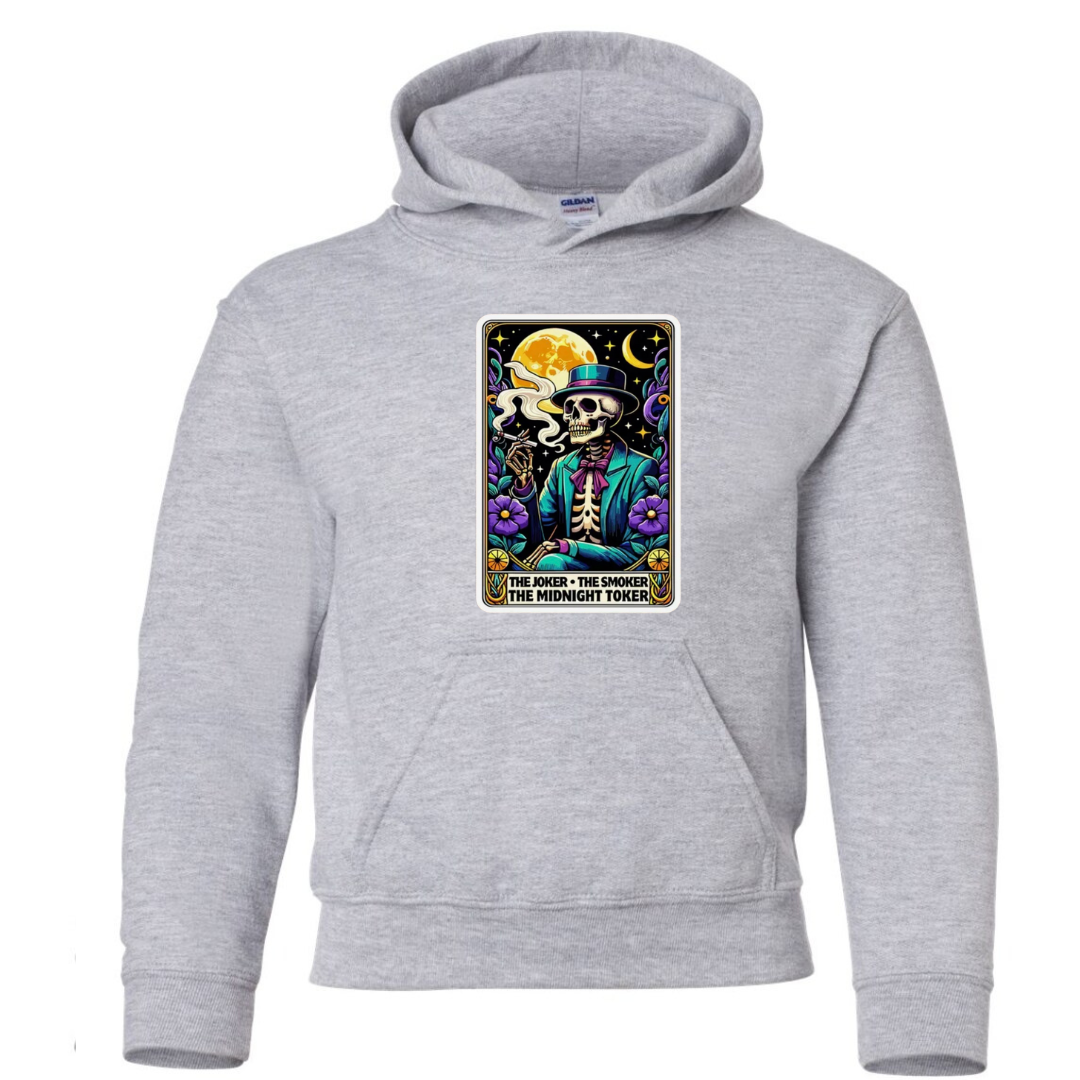 Tarot / Loteria Style Hoodie : The Midnight Toker