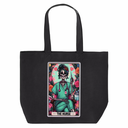 Tarot / Loteria Style Tote Bag : The Nurse