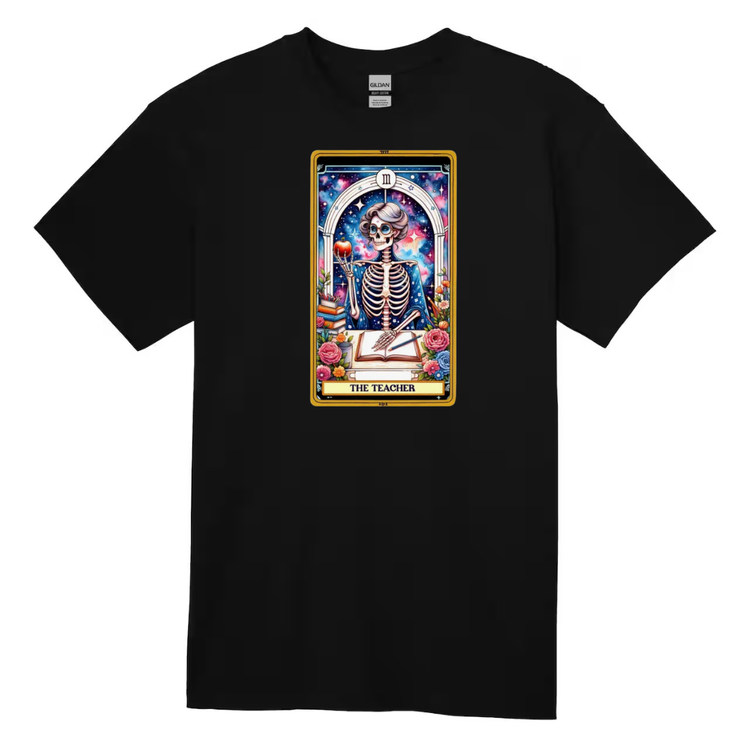 Tarot / Loteria Style T-shirt : The Teacher (v2)