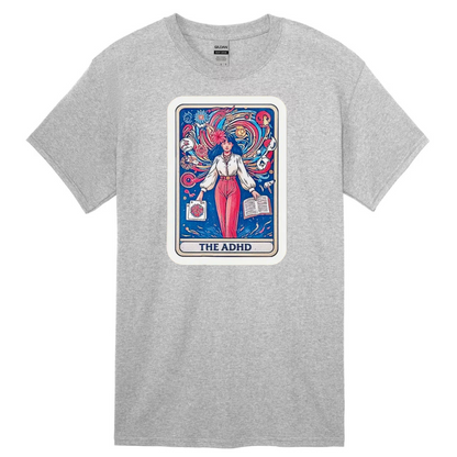 Tarot / Loteria Style T-shirt : The ADHD