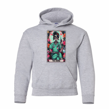 Tarot / Loteria Style Hoodie : The Nurse