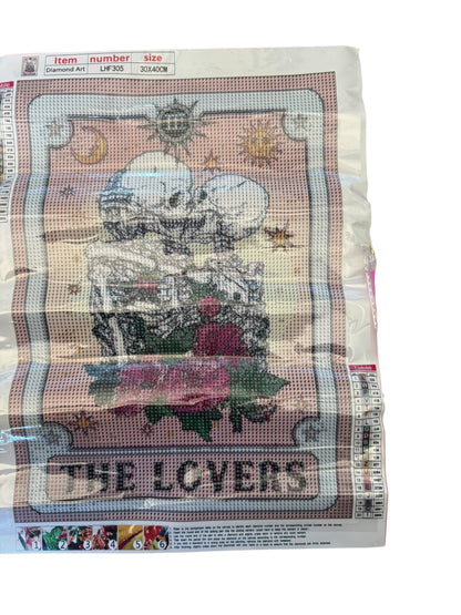 The Lovers - Tarot / Loteria Style Diamond Painting