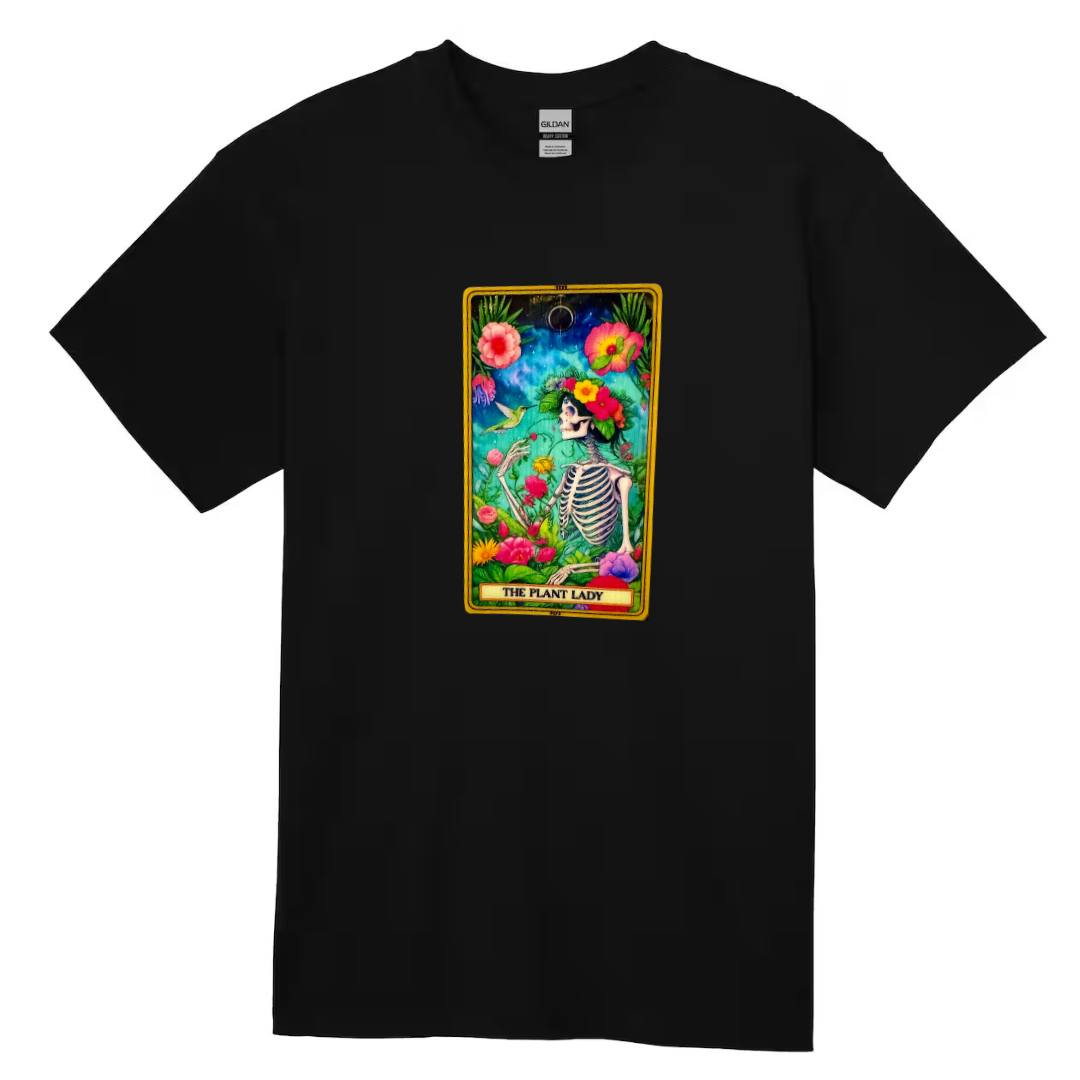 Tarot / Loteria Style T-shirt : The Plant Lady