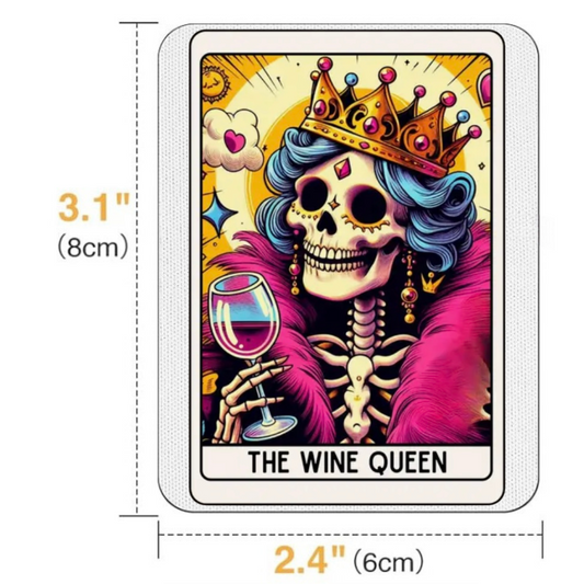 The Wine Queen Magnet