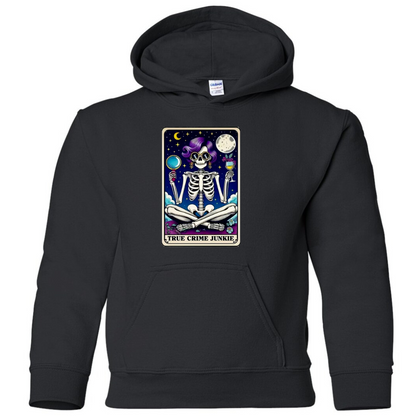 Tarot / Loteria Style Hoodie : True Crime Junkie