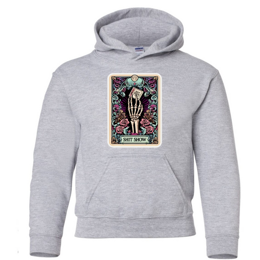 Tarot / Loteria Style Hoodie : The Shit Show