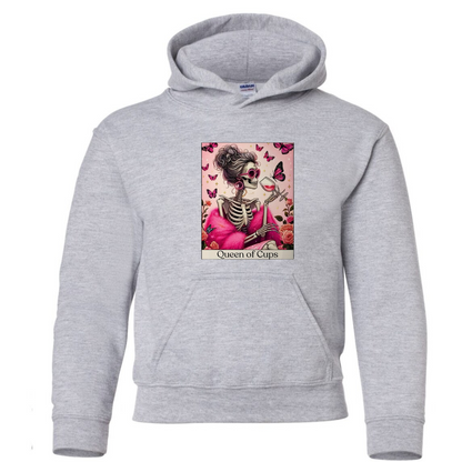 Tarot / Loteria Style Hoodie : Queen of Cups