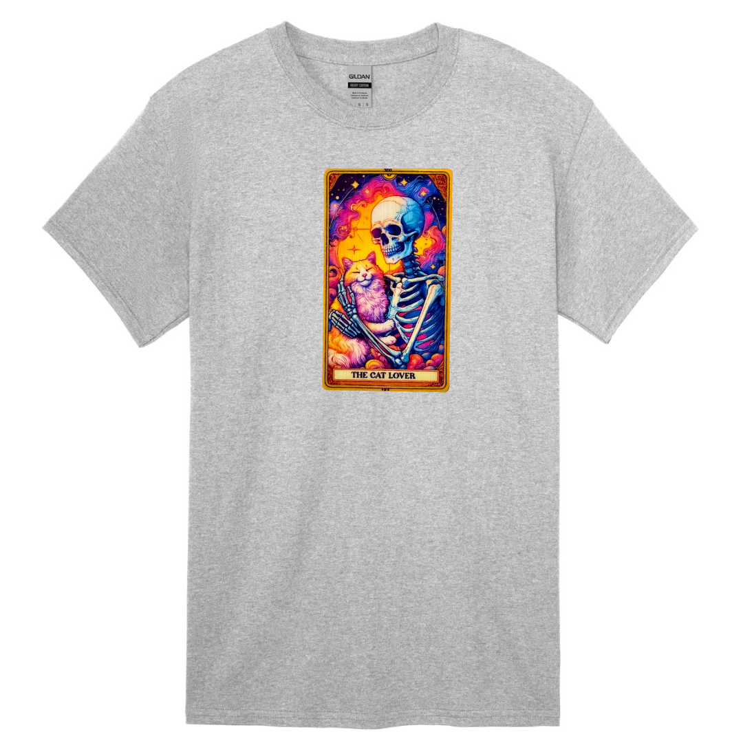 Tarot / Loteria Style T-shirt : The Cat Lover