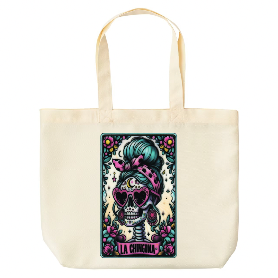 Tarot / Loteria Style Tote Bag : La Chingona