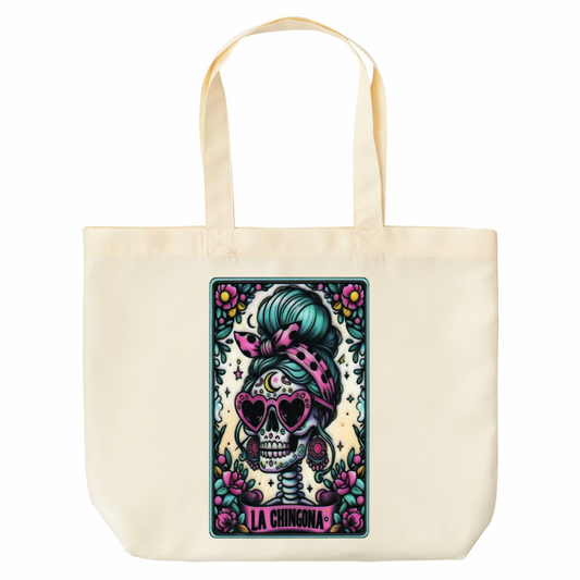 Tarot / Loteria Style Tote Bag : La Chingona