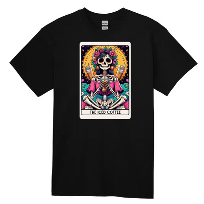 Tarot / Loteria Style T-shirt : The Iced Coffee