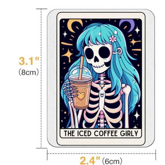 The Iced Coffee Girly Magnet