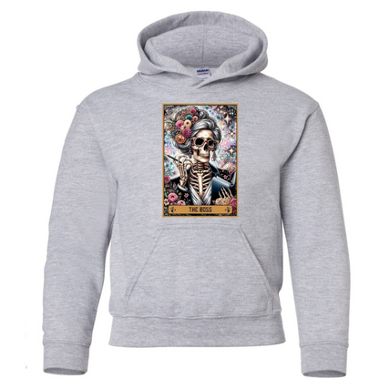 Tarot / Loteria Style Hoodie : The Boss