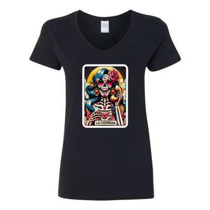 Tarot / Loteria Style T-shirt : La Chismosa