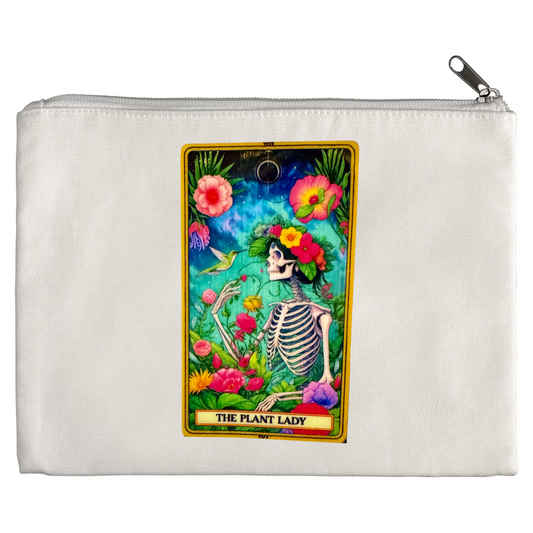 Tarot / Loteria Style Makeup Bag: The Plant Lover