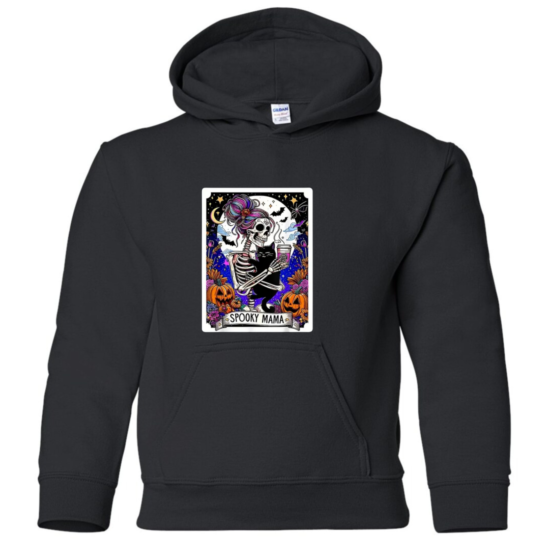 Tarot / Loteria Style Hoodie : Spooky Mama