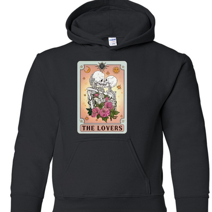 Tarot / Loteria Style Hoodie : The Lovers