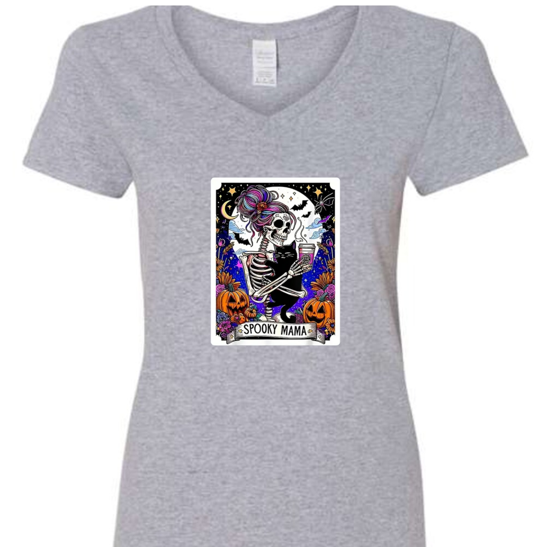 Tarot / Loteria Style T-shirt : Spooky Mama