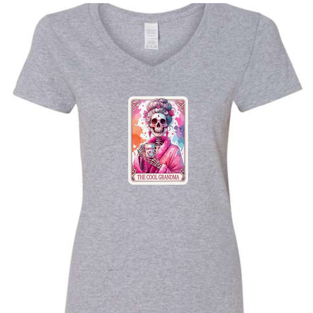 Tarot / Loteria Style T-shirt : The Cool Grandma