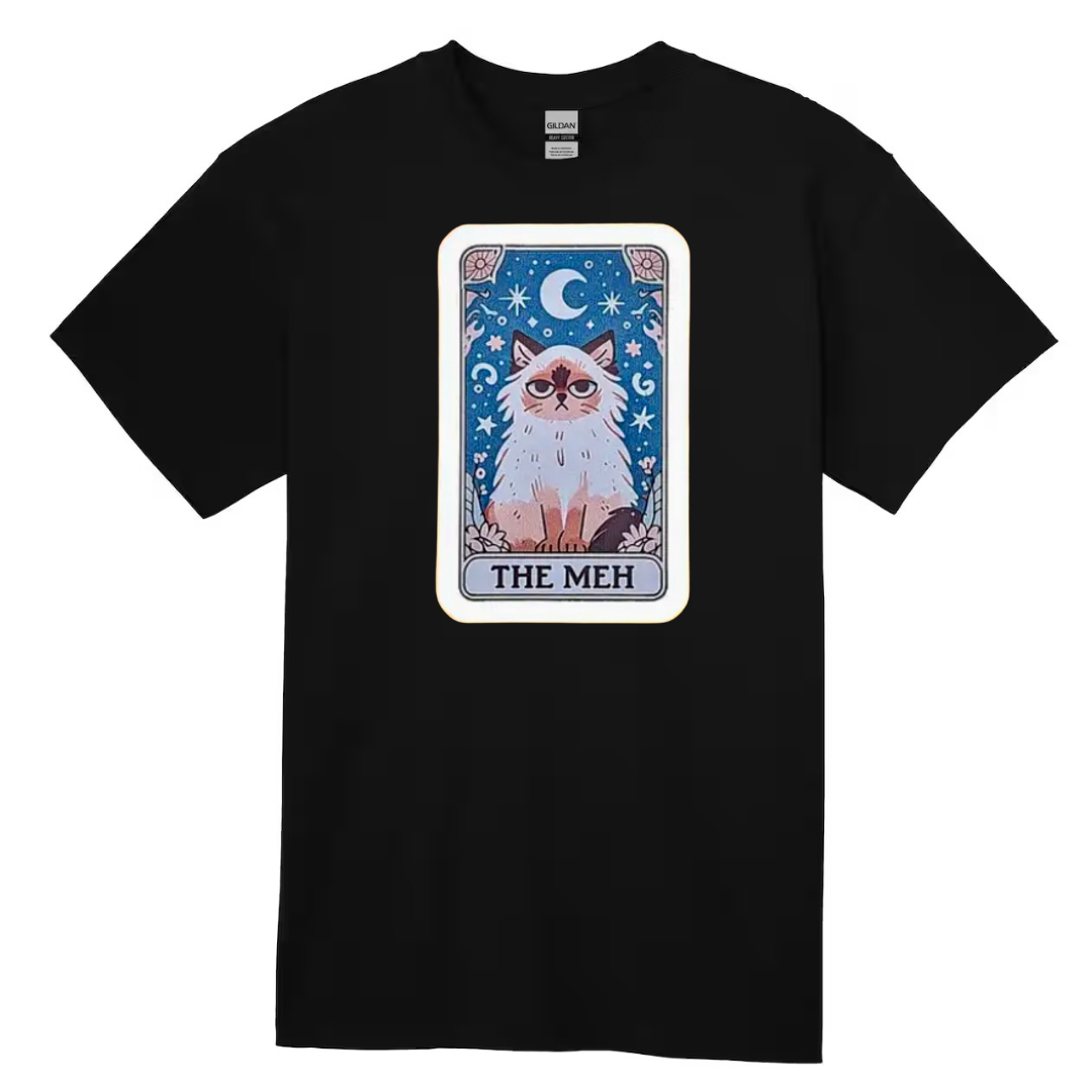 Tarot / Loteria Style T-shirt : The Meh