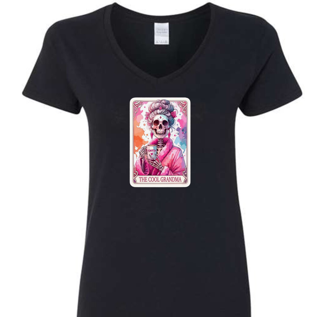 Tarot / Loteria Style T-shirt : The Cool Grandma