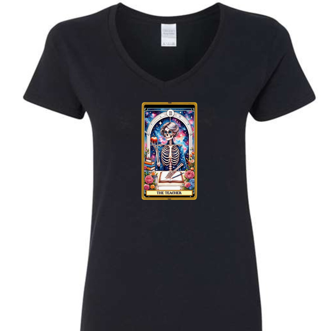 Tarot / Loteria Style T-shirt : The Teacher (v2)