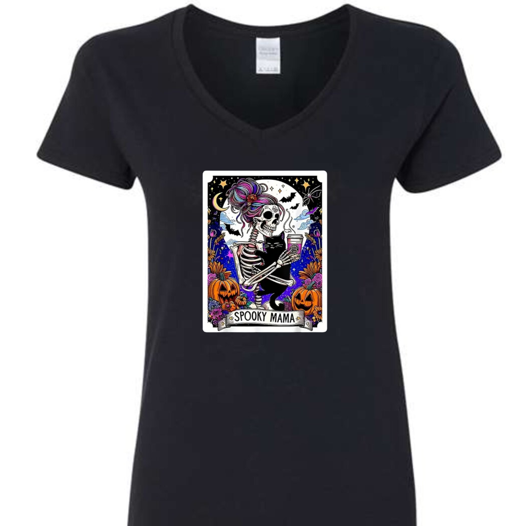 Tarot / Loteria Style T-shirt : Spooky Mama