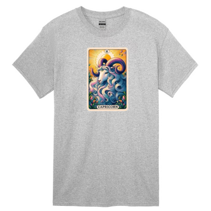 Zodiac Tarot  Style T-shirt : Capricorn