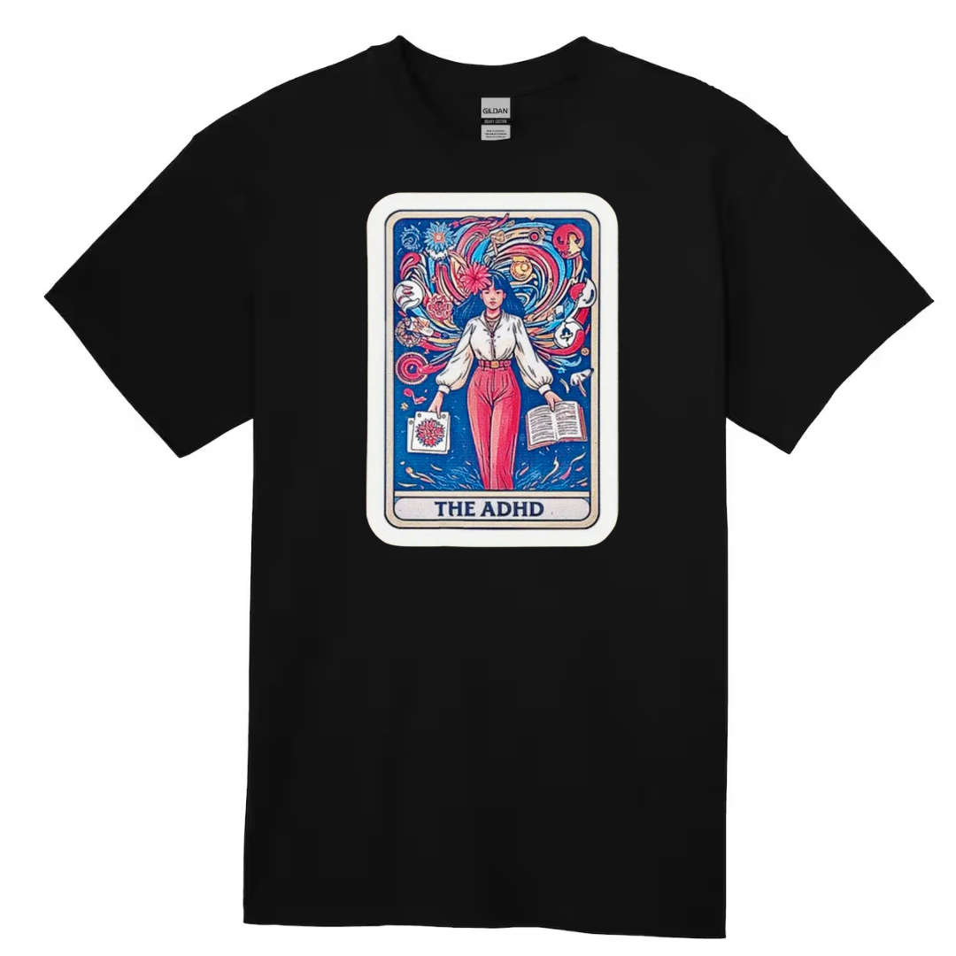 Tarot / Loteria Style T-shirt : The ADHD