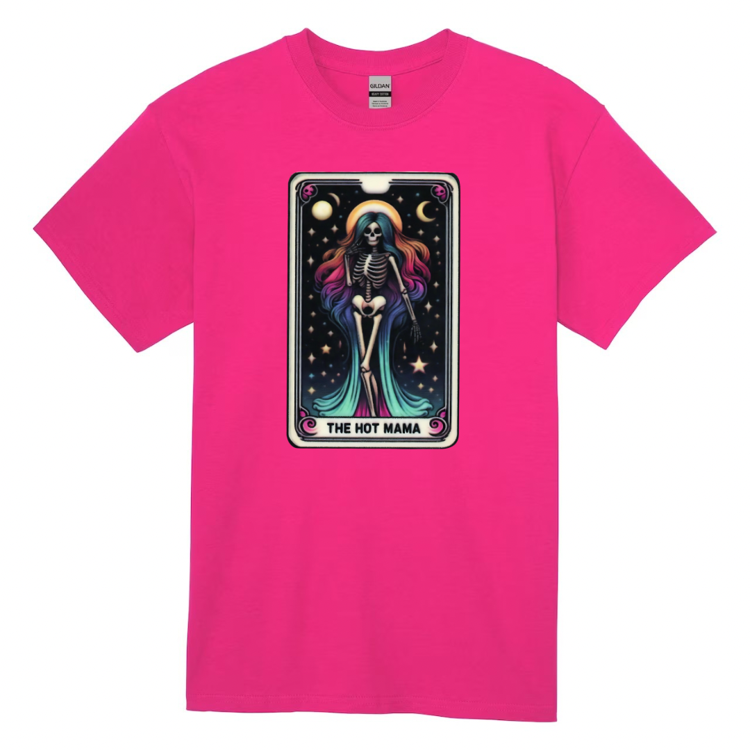 Tarot / Loteria Style T-shirt : The Hot Mama