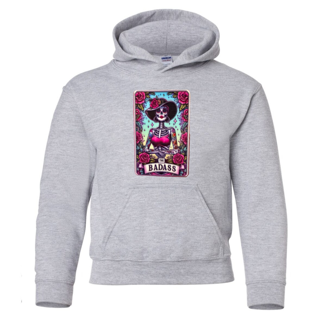 Tarot / Loteria Style Hoodie : The Badass