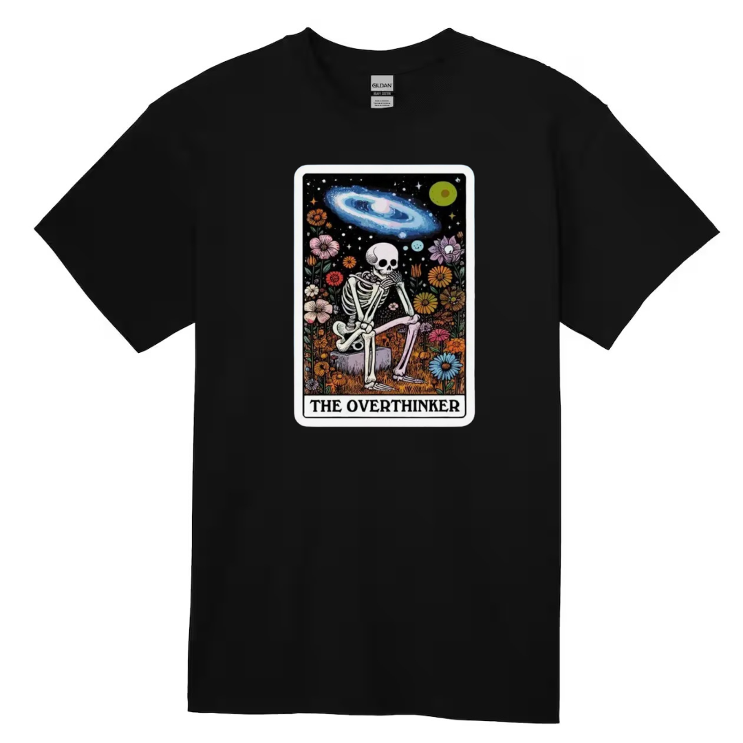 Tarot / Loteria Style T-shirt : The Overthinker