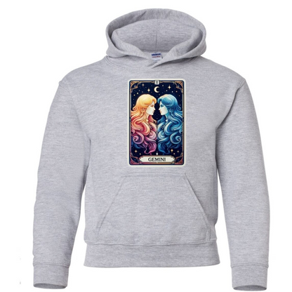 Zodiac Tarot Style Hoodie : Gemini