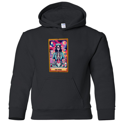 Tarot / Loteria Style Hoodie : The Nurse (v2)