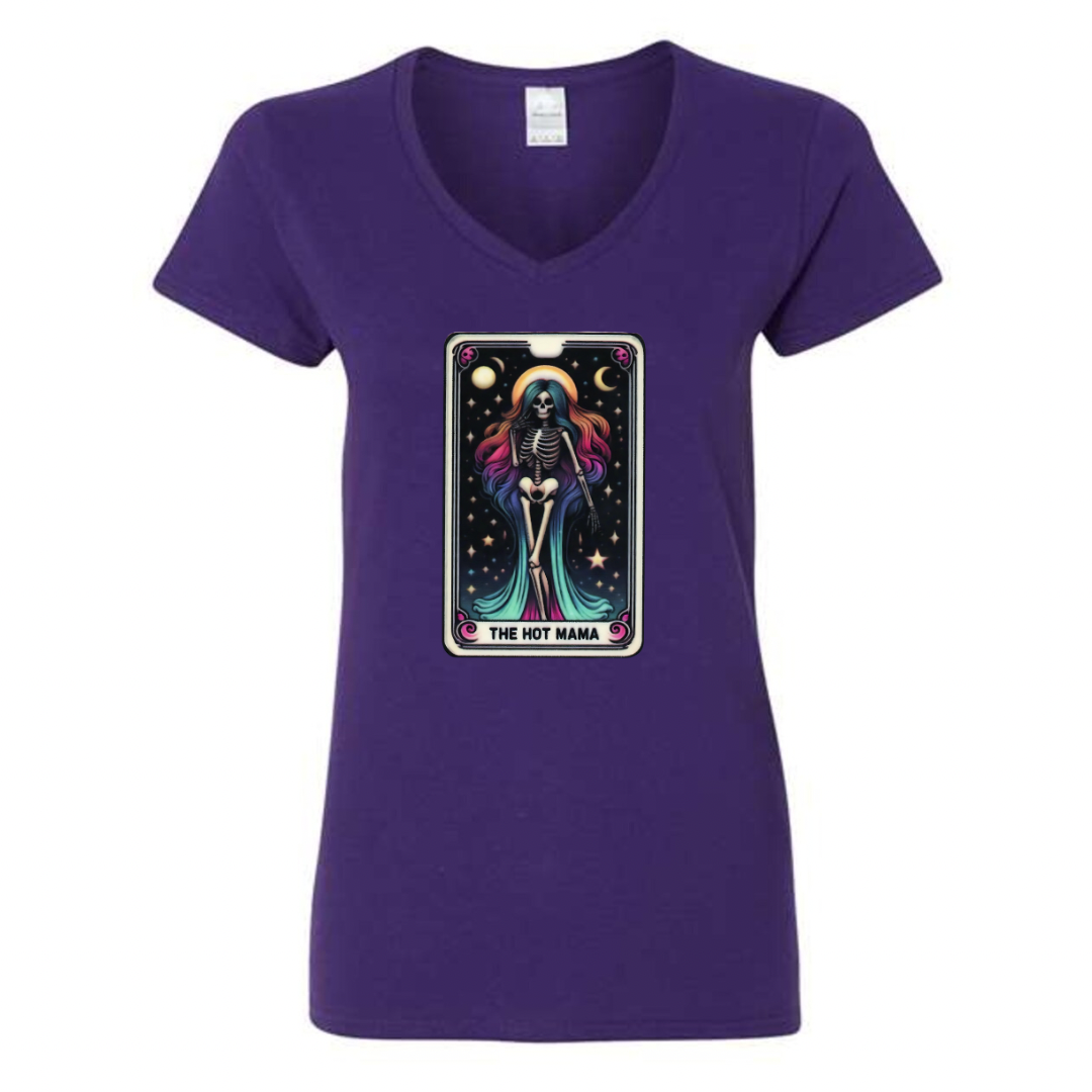 Tarot / Loteria Style T-shirt : The Hot Mama