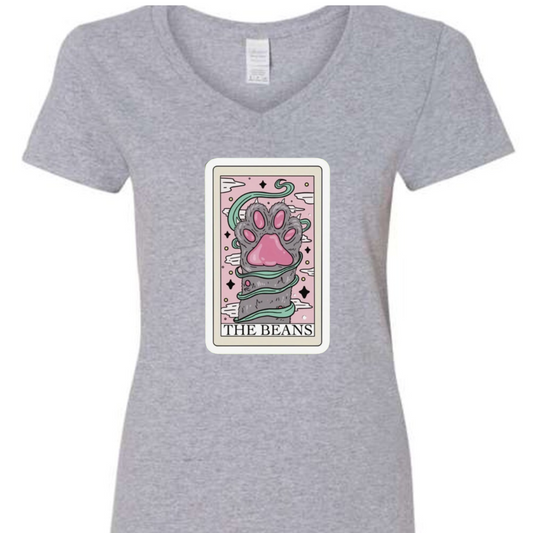 Tarot / Loteria Style T-shirt : The Beans