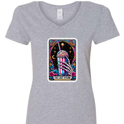 Tarot / Loteria Style T-shirt : The Last Straw