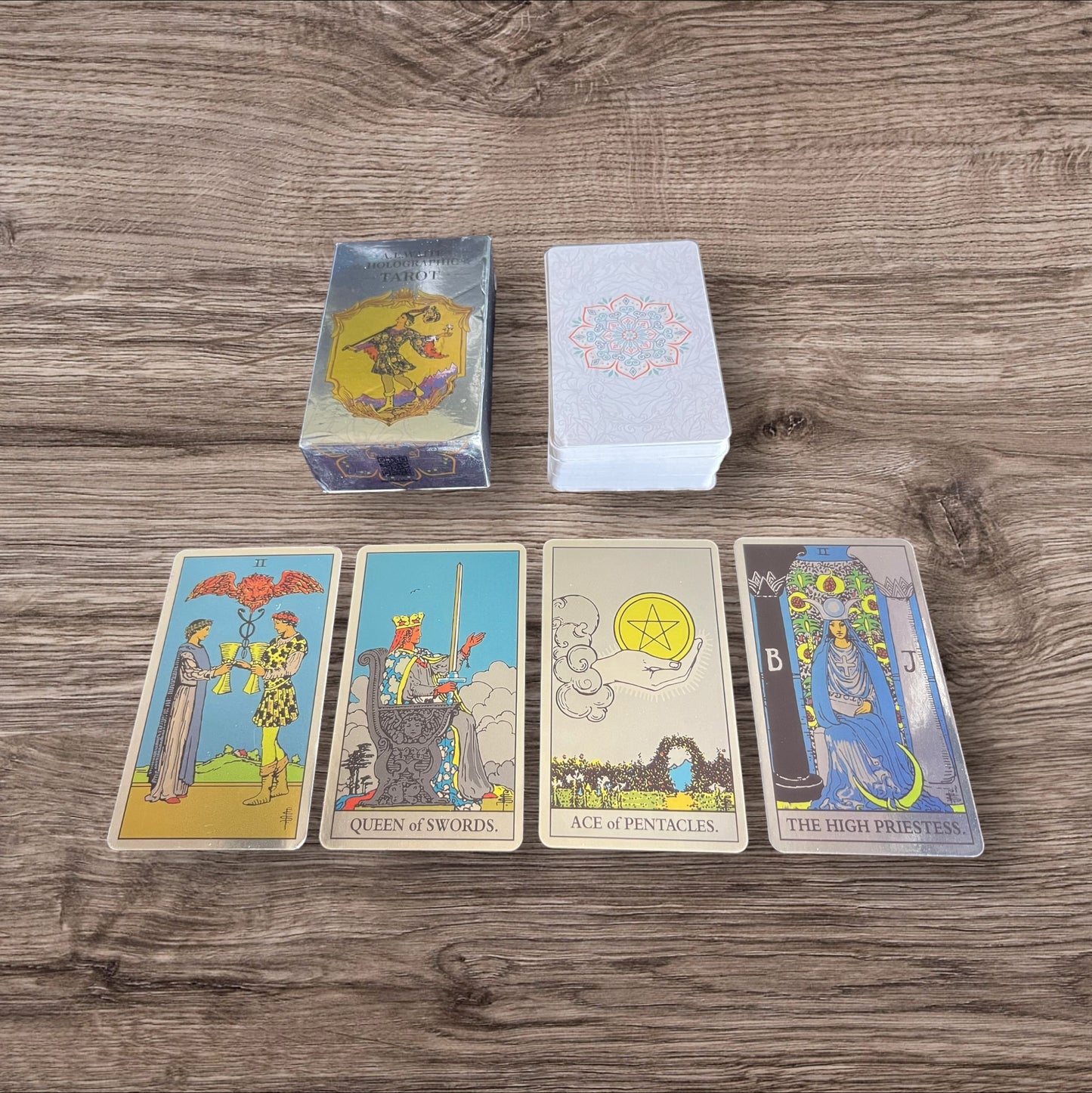 A E Waite Holographic Tarot Deck