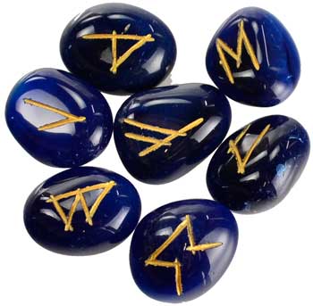 Blue Onyx Rune Set